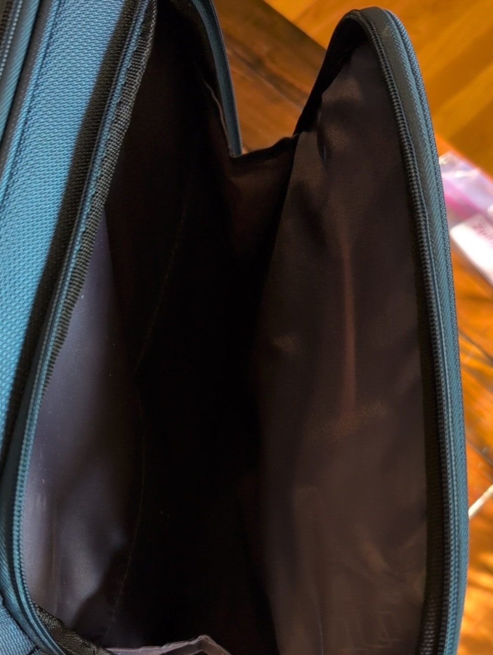 Samsonite Advena Expandable Spinner Carry On Suitcase Teal Blue - Picture 13 of 16